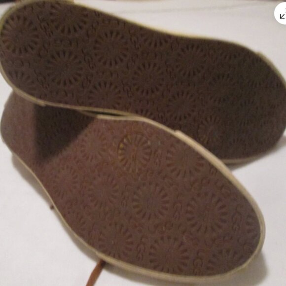 UGG Australia Womens Brown Suede Evera Fashion Oxford Sneakers Shoes Size 10 - Picture 2 of 5